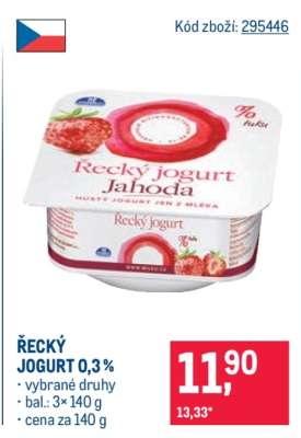 Řecký jogurt 0,3 %