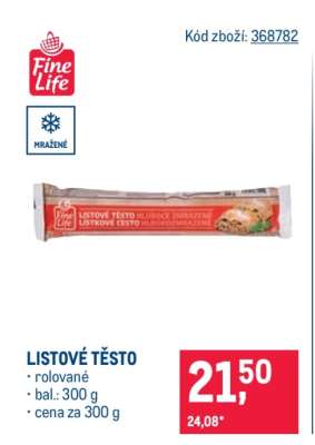 Listové těsto