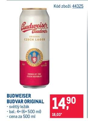 Budweiser Budvar original