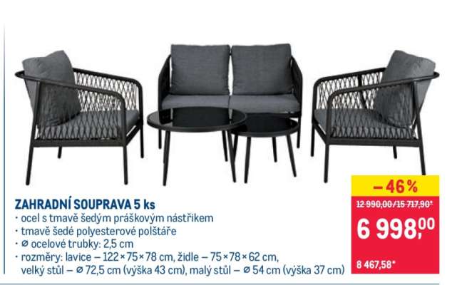 ZAHRADNÍ SOUPRAVA 5 ks