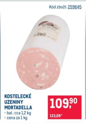 KOSTELECKÉ UZENINY MORTADELLA