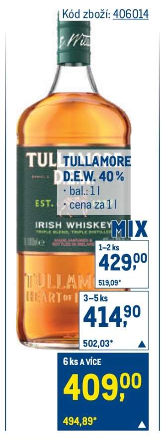 Tullamore D.E.W. 40 %