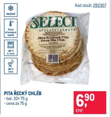Pita řecký chléb