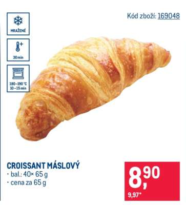 Croissant máslový