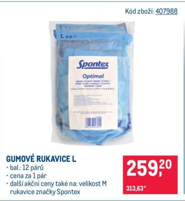 GUMOVÉ RUKAVICE L