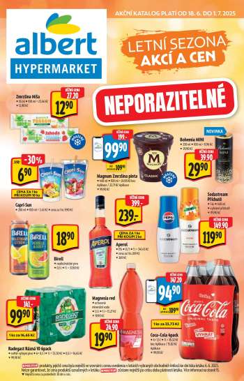 Leták Albert Hypermarket - 18.6.2025 - 1.7.2025.
