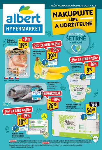 Leták Albert Hypermarket - 18.6.2025 - 1.7.2025.