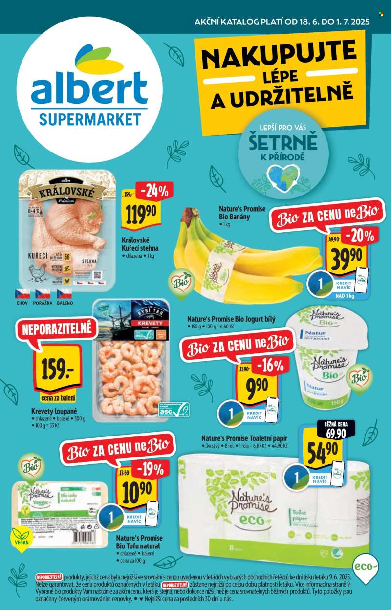 Leták Albert Supermarket - 18.6.2025 - 1.7.2025.