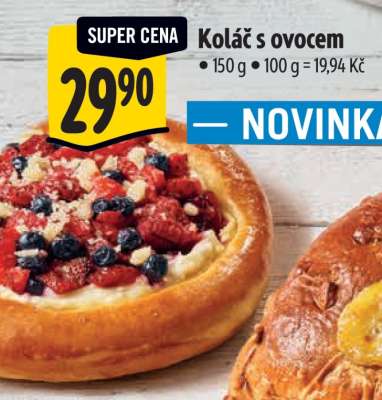 Koláč s ovocem