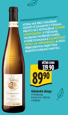 Habánské sklepy Chardonnay