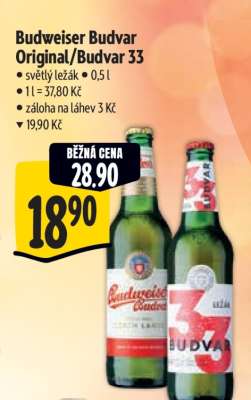 Budweiser Budvar Original Budvar 33