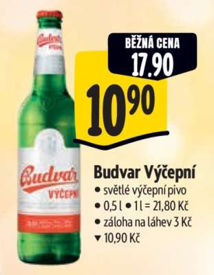 Budvar výčepní