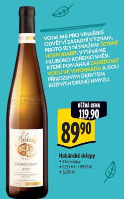 Habánské sklepy Chardonnay