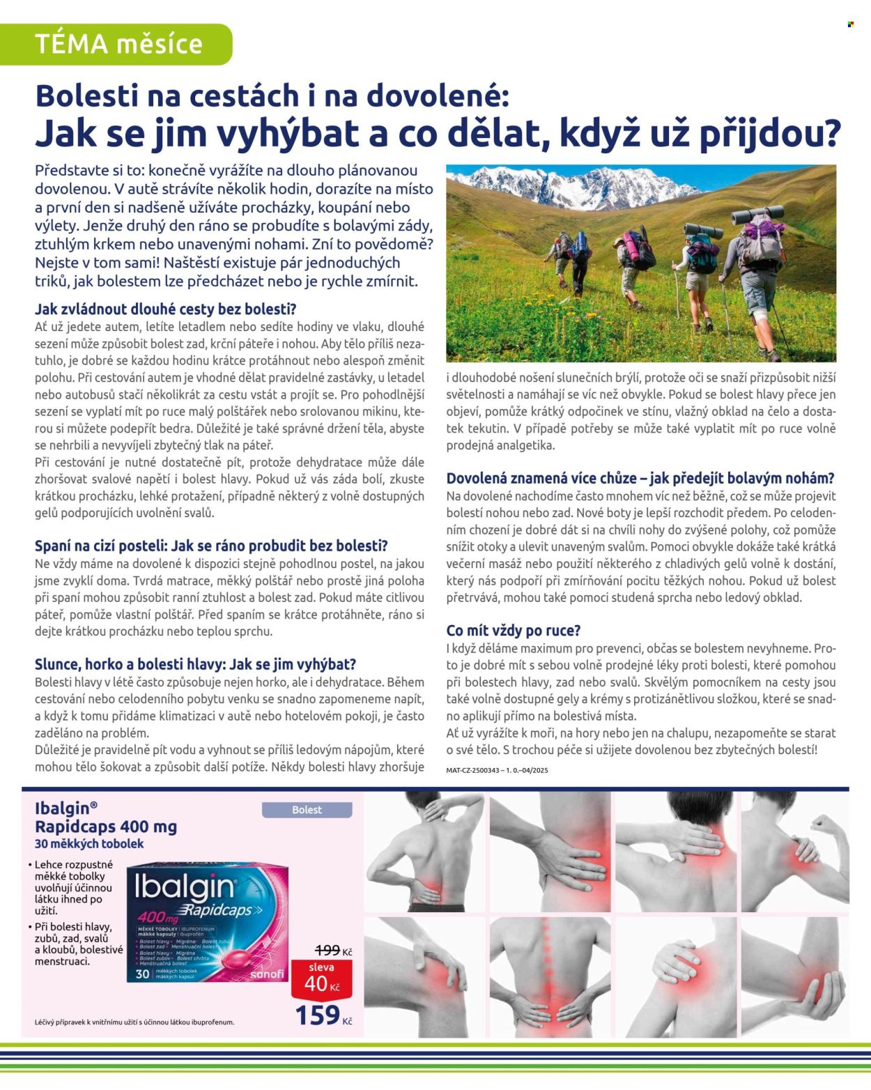 Leták BENU Lékárna - 1.7.2025 - 31.8.2025. Strana 8