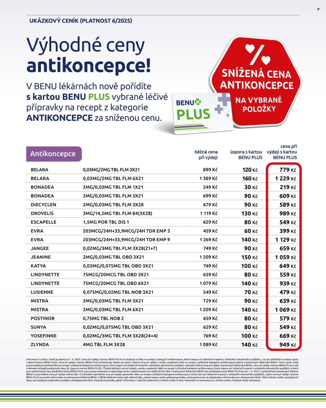 Leták BENU Lékárna - 1.7.2025 - 31.8.2025. Strana 19