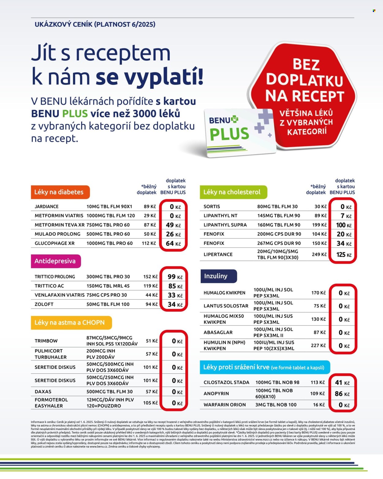Leták BENU Lékárna - 1.7.2025 - 31.8.2025. Strana 20