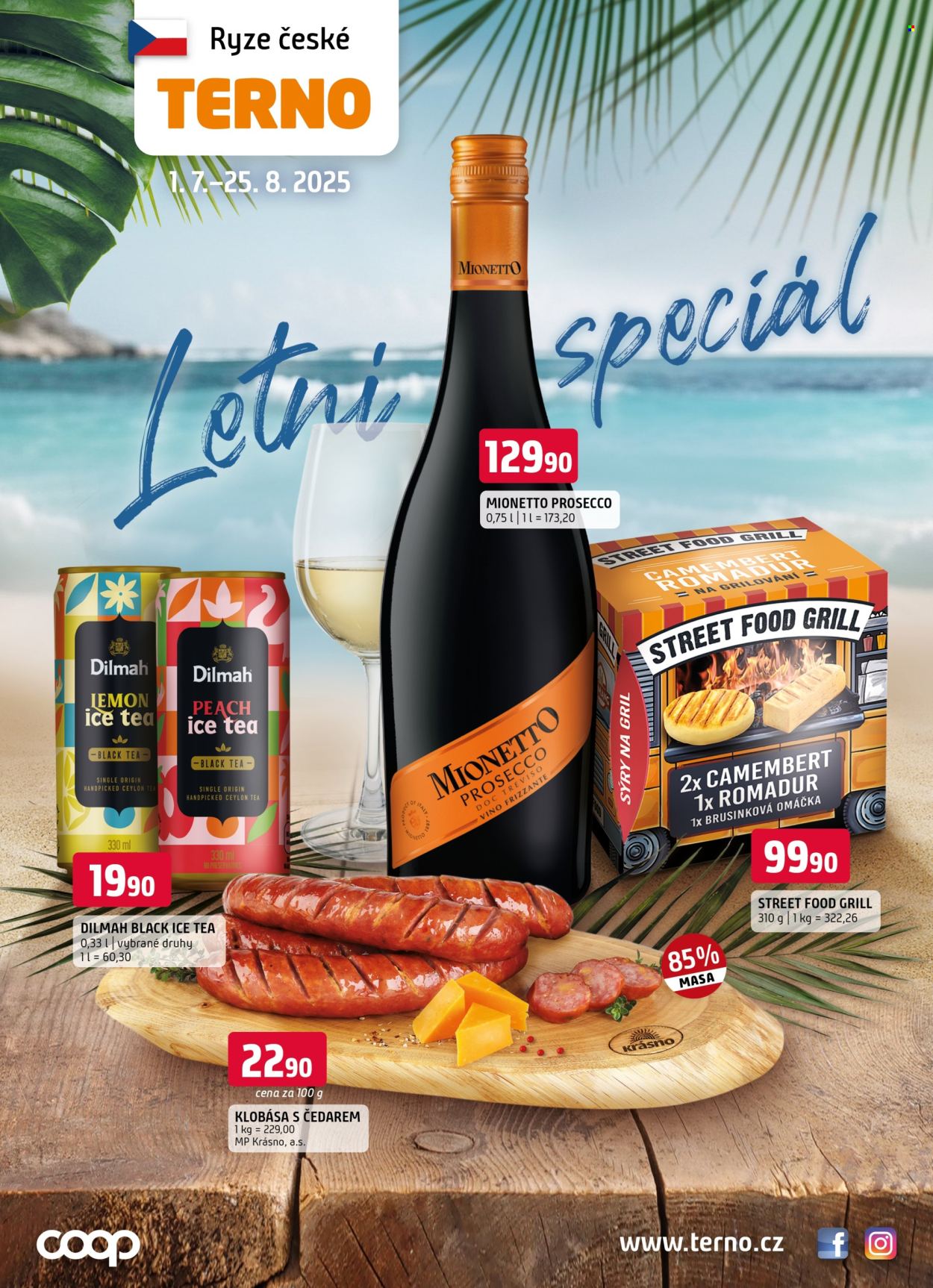Leták coop TERNO - 1.7.2025 - 25.8.2025. Strana 1