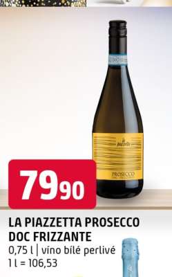 LA PIAZZETTA PROSECCO DOC FRIZZANTE