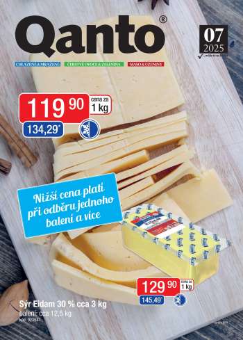 Leták Astur & Qanto velkoobchod - 1.7.2025 - 31.7.2025.