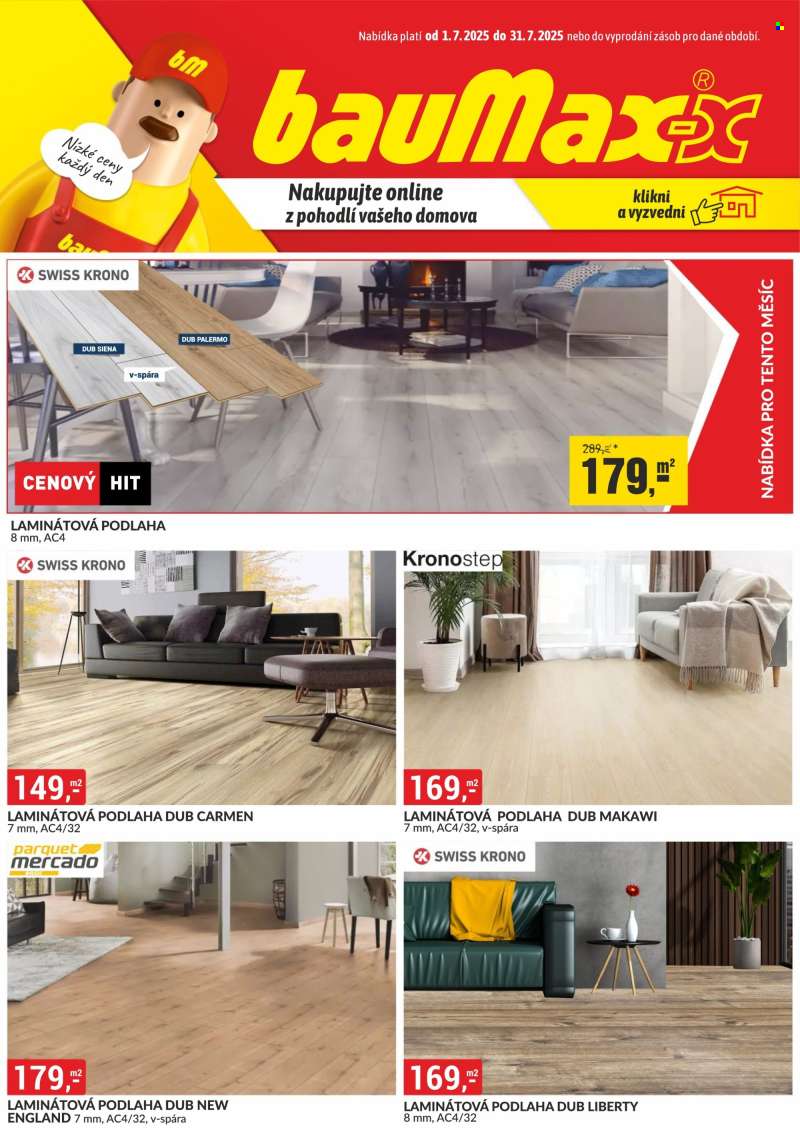 Leták Baumax - 1.7.2025 - 31.7.2025.