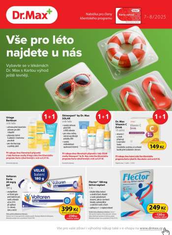 Leták Dr. Max - 1.7.2025 - 31.8.2025.