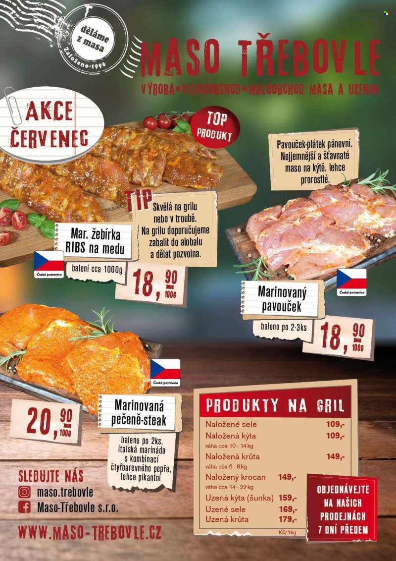 Leták Maso Třebovle - 1.7.2025 - 31.7.2025.