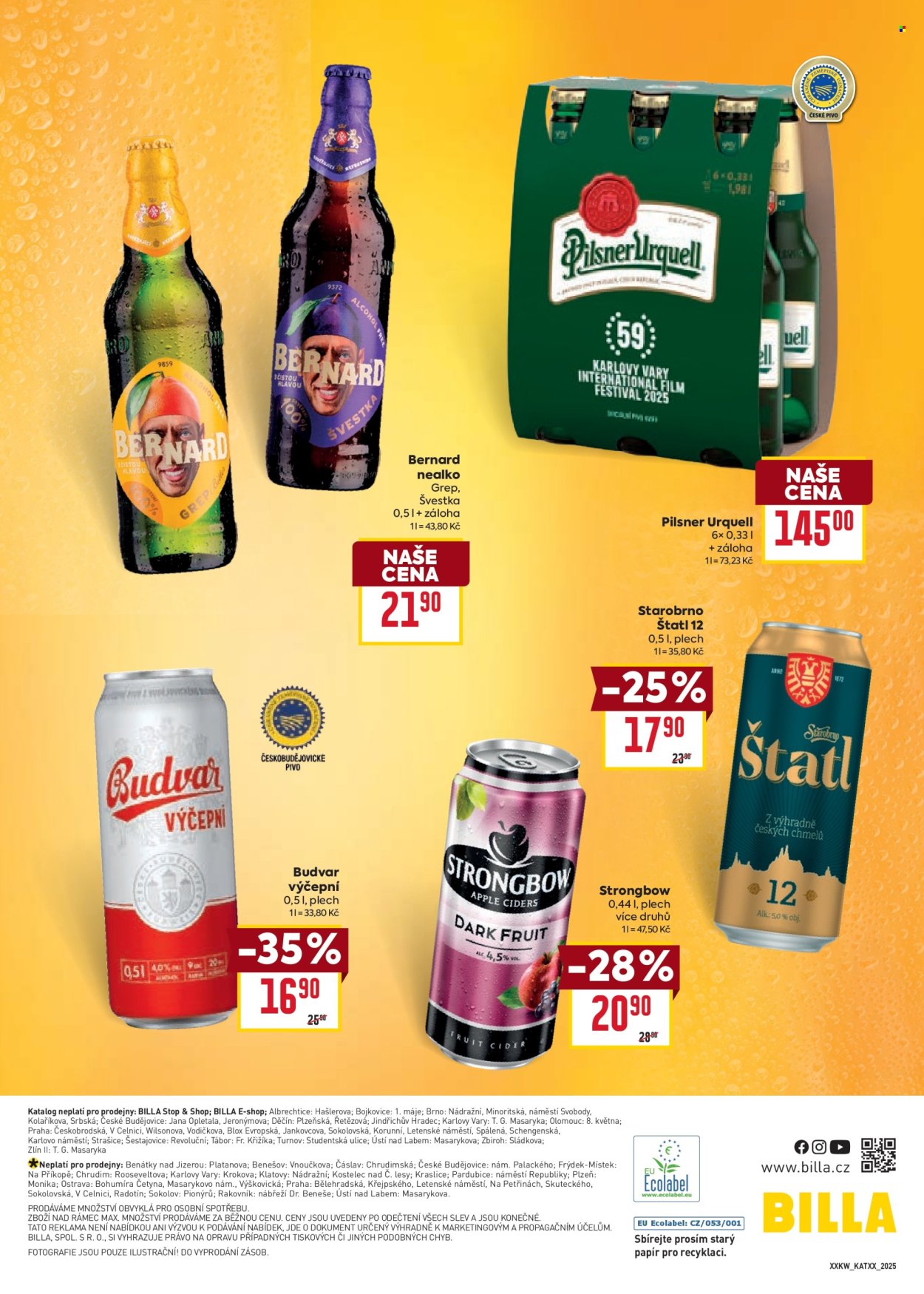 Leták BILLA - 16.7.2025 - 30.9.2025. Strana 5