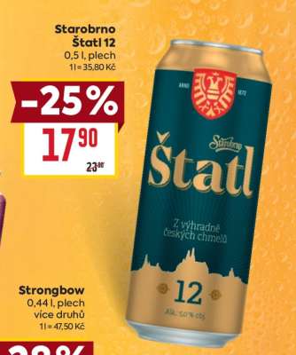 STAROBRNO ŠTATL 12°