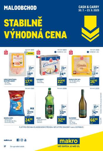 Leták MAKRO - 30.7.2025 - 23.9.2025.