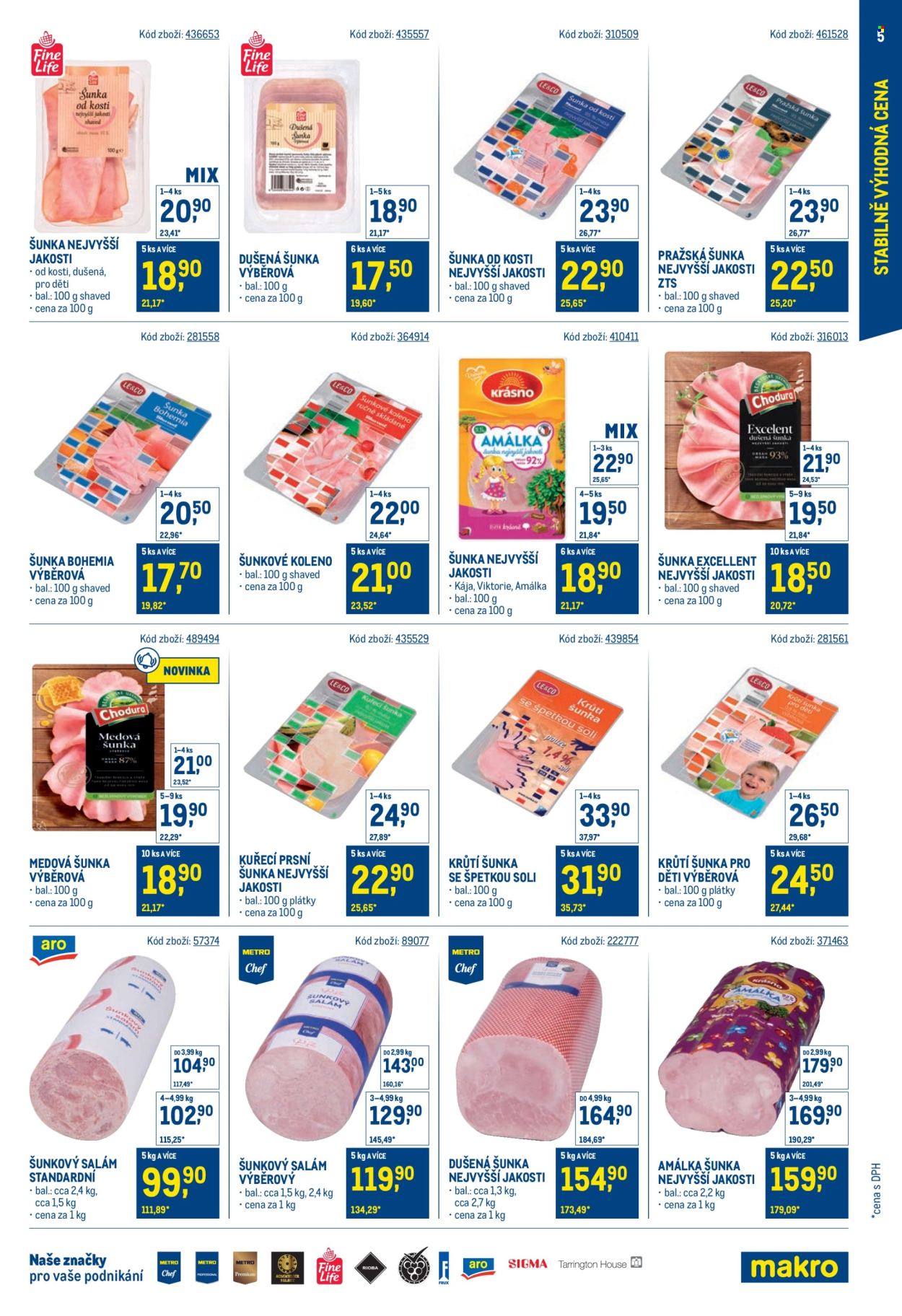 Leták MAKRO - 30.7.2025 - 23.9.2025. Strana 5