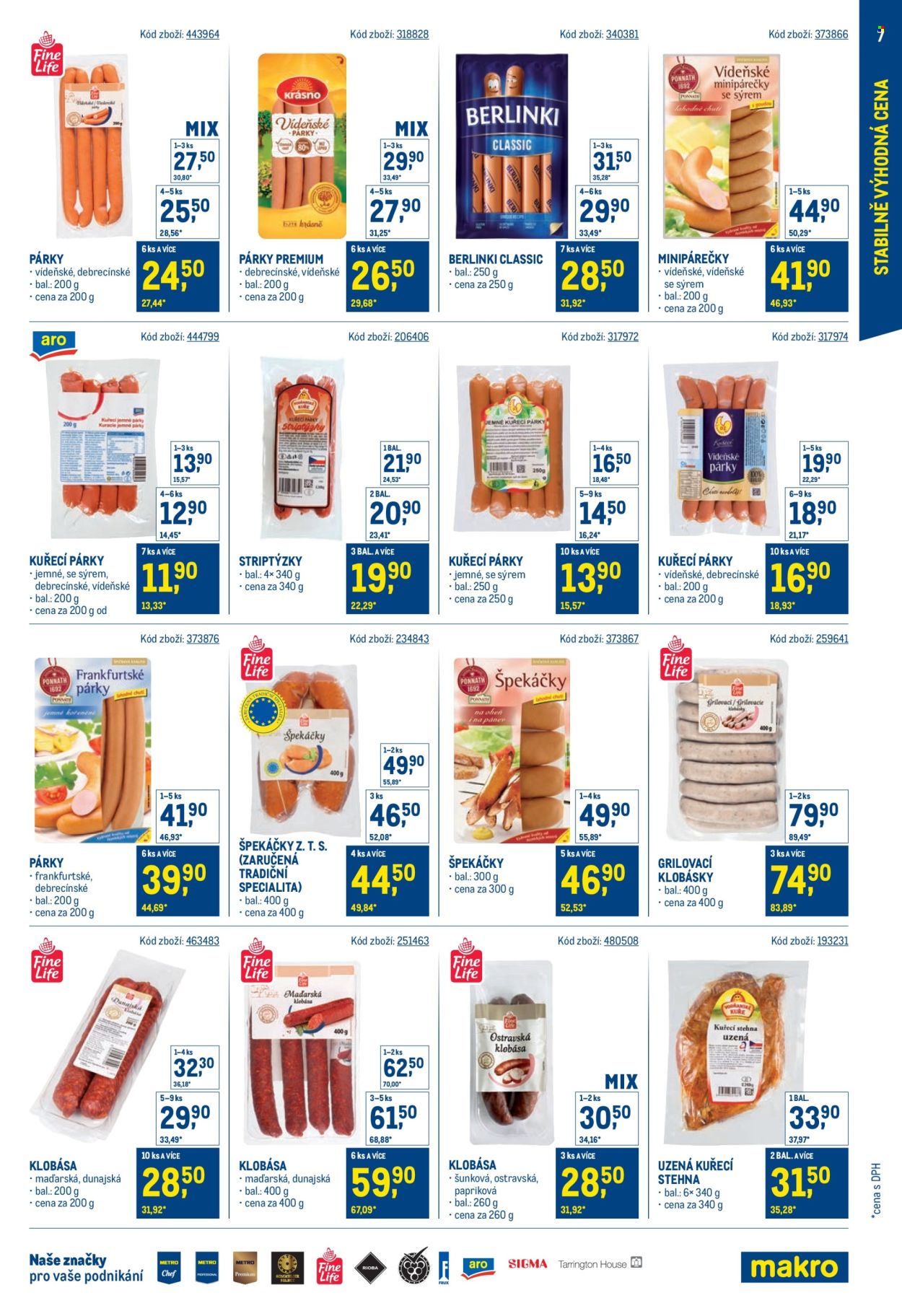 Leták MAKRO - 30.7.2025 - 23.9.2025. Strana 7