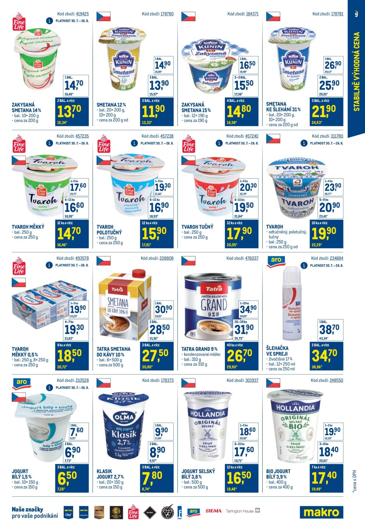 Leták MAKRO - 30.7.2025 - 23.9.2025. Strana 9