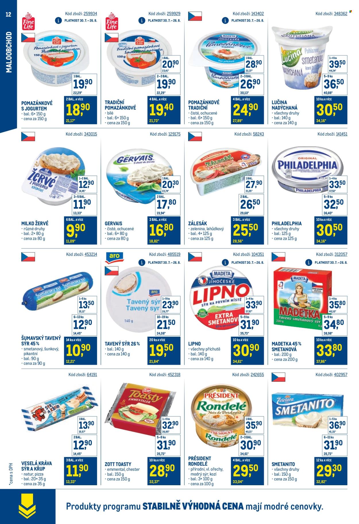 Leták MAKRO - 30.7.2025 - 23.9.2025. Strana 12