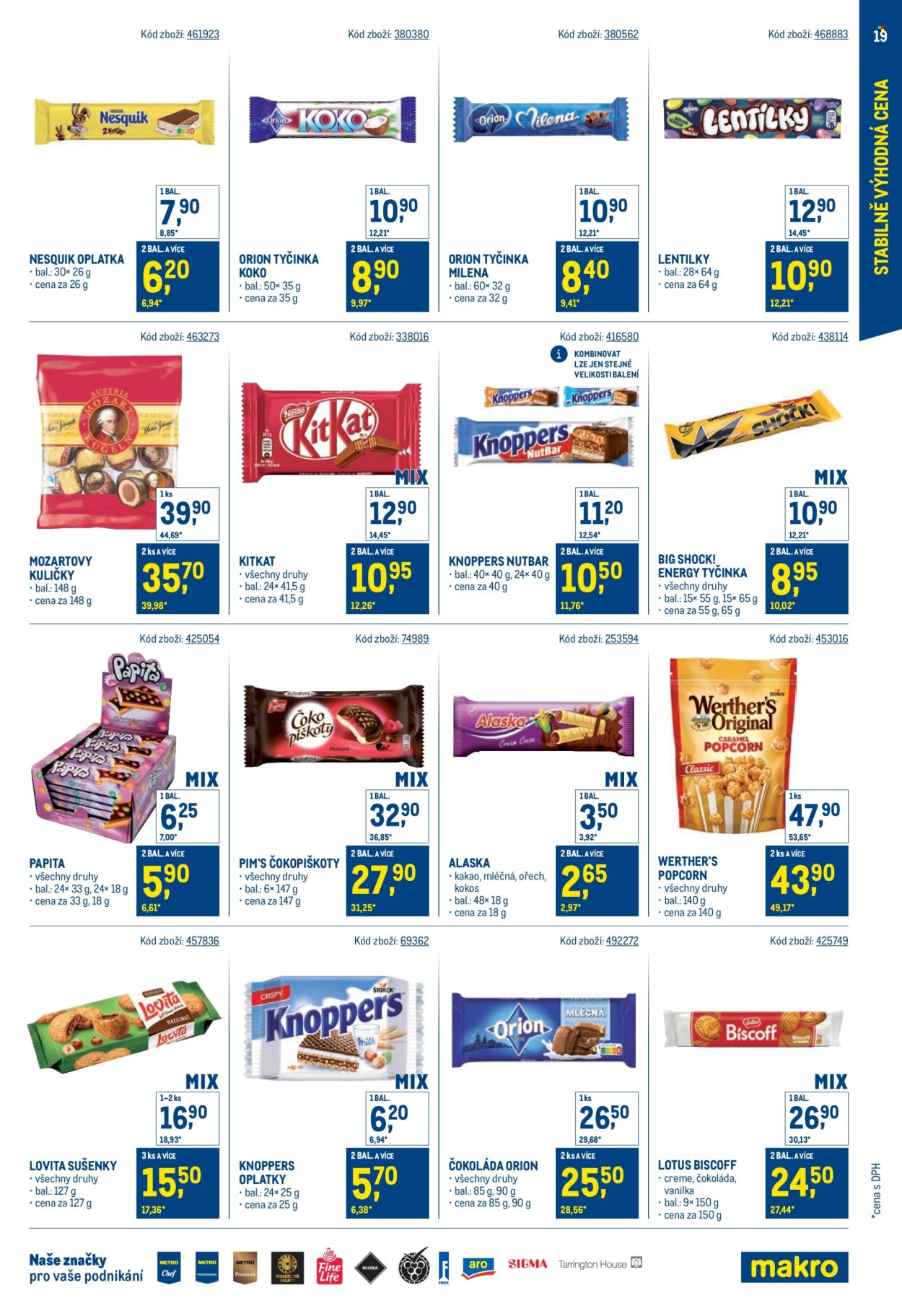 Leták MAKRO - 30.7.2025 - 23.9.2025. Strana 19