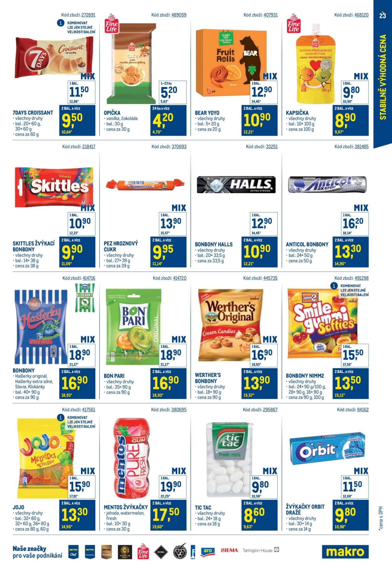 Leták MAKRO - 30.7.2025 - 23.9.2025. Strana 23