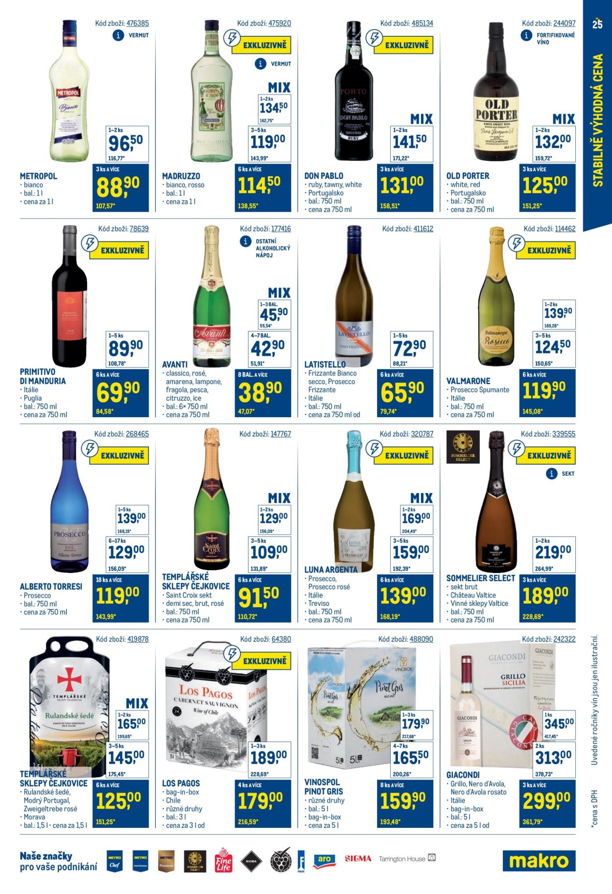 Leták MAKRO - 30.7.2025 - 23.9.2025. Strana 25