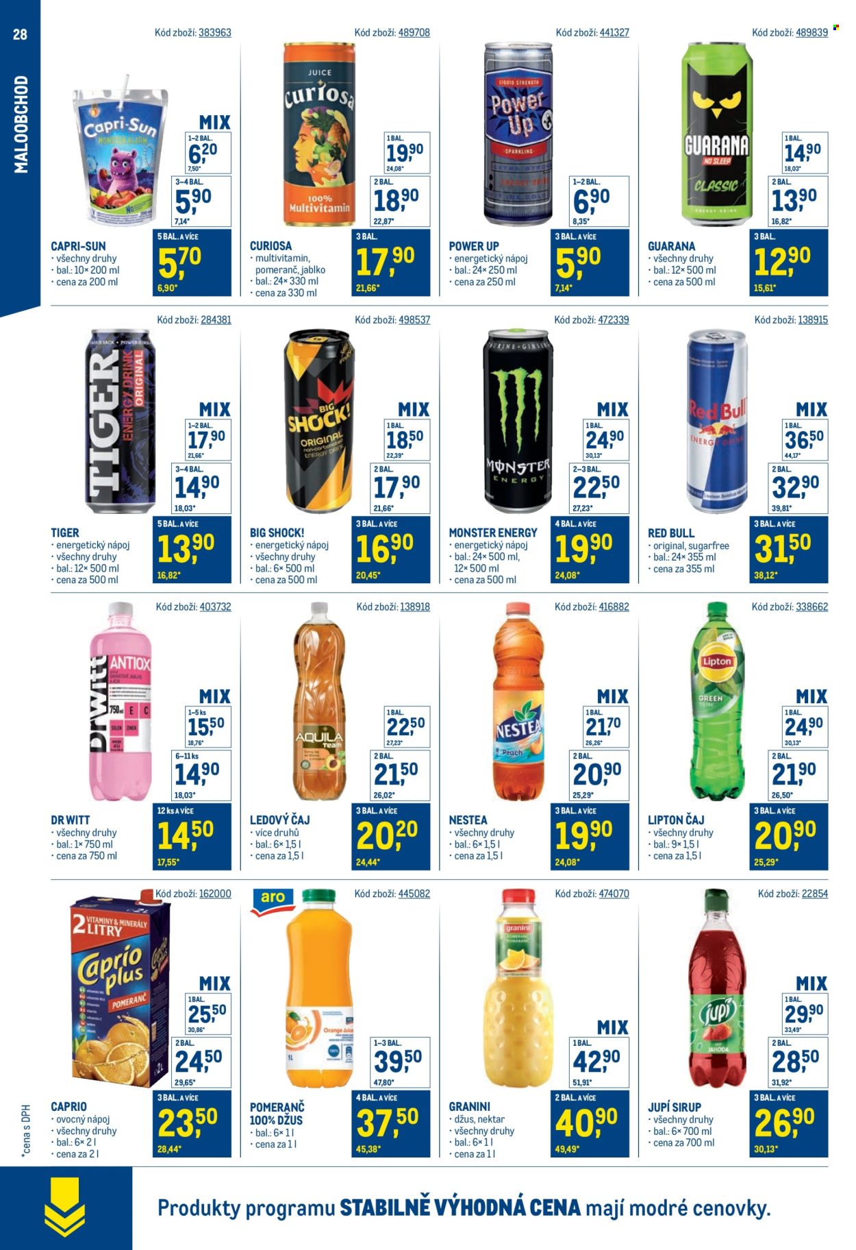 Leták MAKRO - 30.7.2025 - 23.9.2025. Strana 28