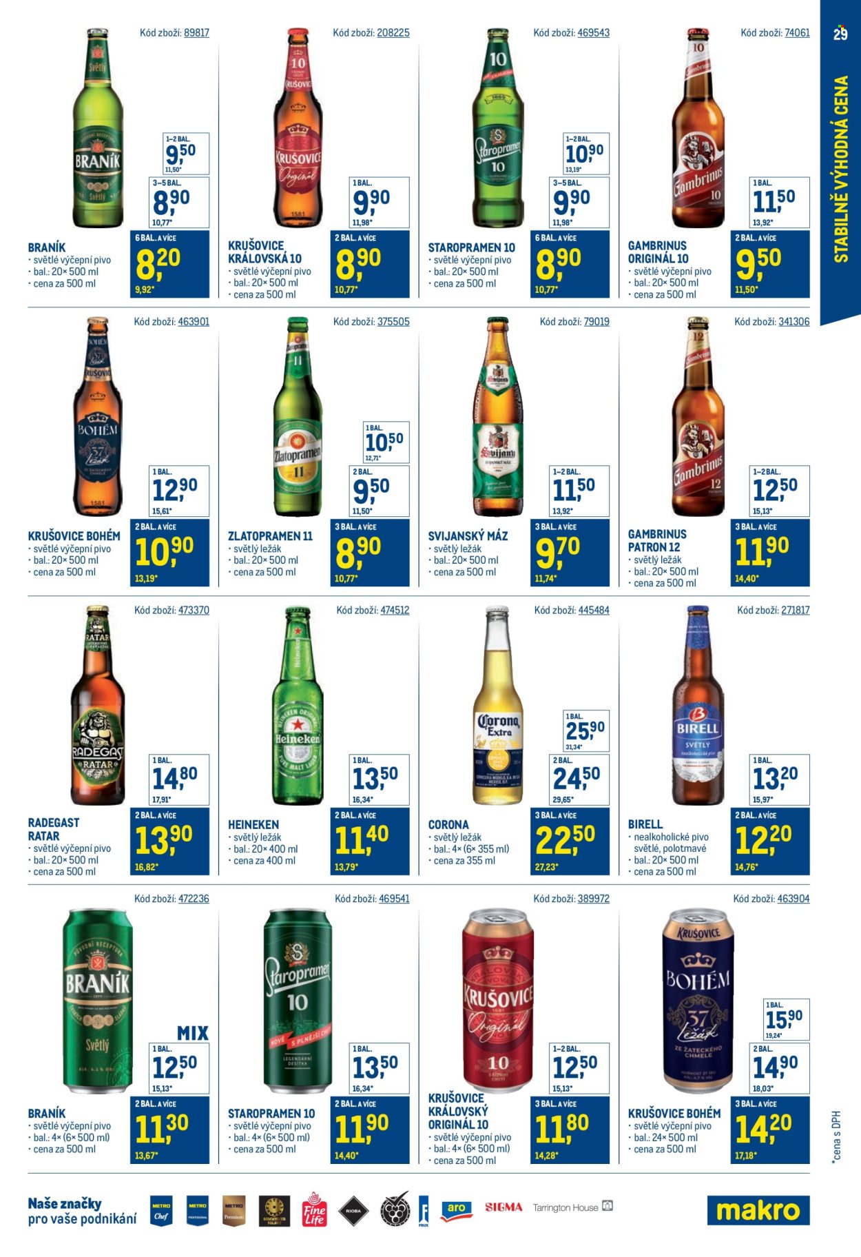 Leták MAKRO - 30.7.2025 - 23.9.2025. Strana 29