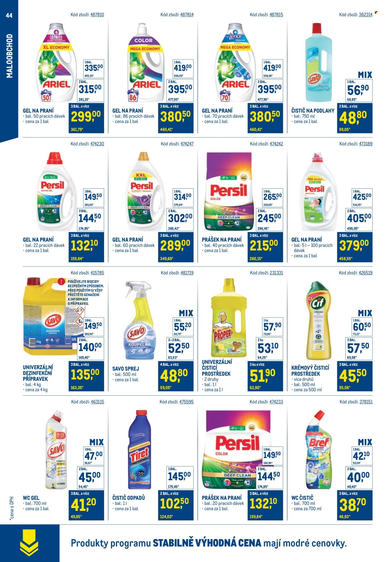 Leták MAKRO - 30.7.2025 - 23.9.2025. Strana 44