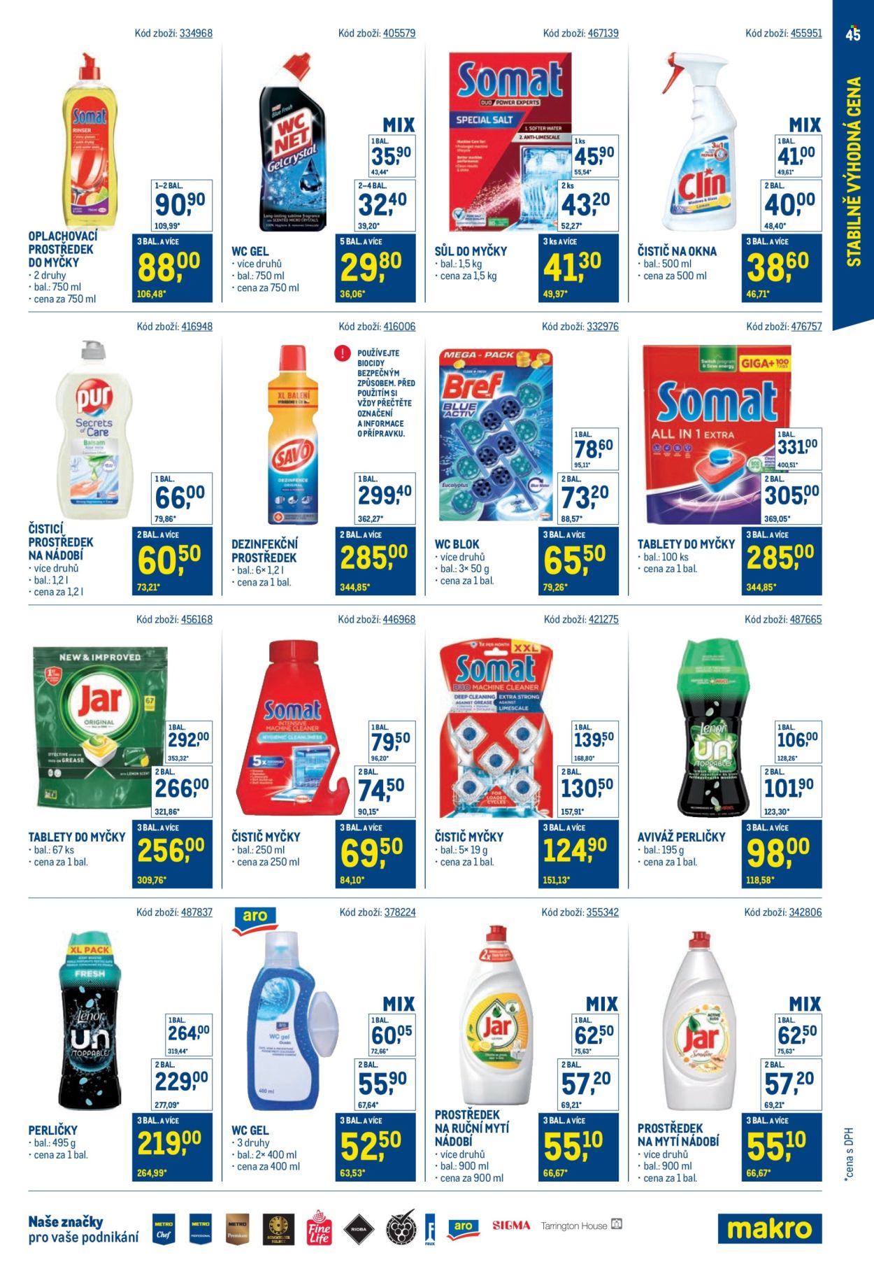Leták MAKRO - 30.7.2025 - 23.9.2025. Strana 45