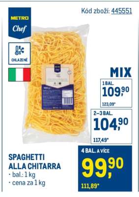 SPAGHETTI ALLA CHITARRA