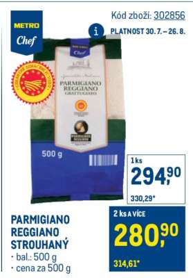 PARMIGIANO REGGIANO STROUHANÝ