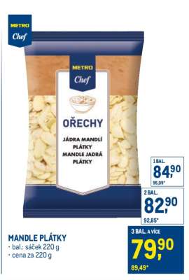 Mandle plátky