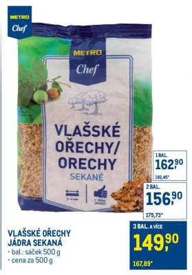 VLAŠSKÉ OŘECHY/ORECHY SEKANÉ