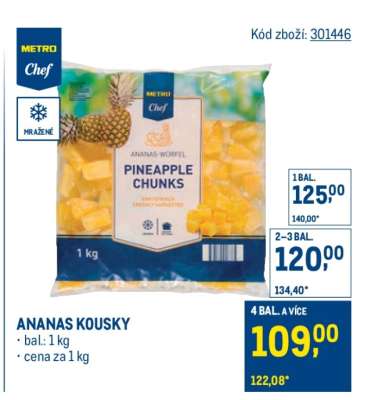 Ananas kousky