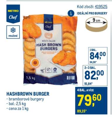 Hashbrown burger