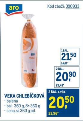 Veka chlebíčková
