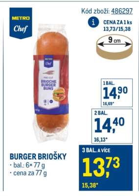 BURGER BRIOŠKY