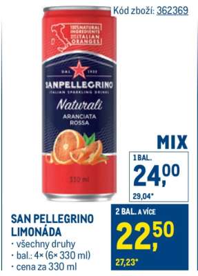 San Pellegrino limonáda