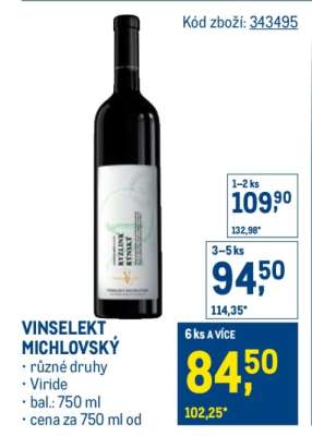 Vinselekt Michlovský